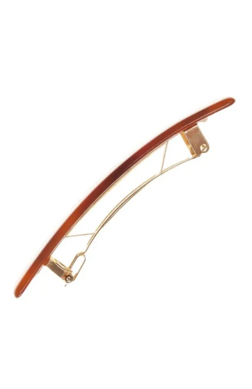 Small Luxury Rectangle Barrette - Classic