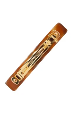 Small Luxury Rectangle Barrette - Classic