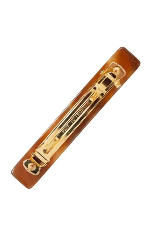 Small Luxury Rectangle Barrette - Classic