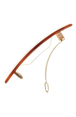 Small Luxury Rectangle Barrette - Classic