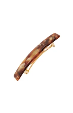 Small Luxury Rectangle Barrette - Classic