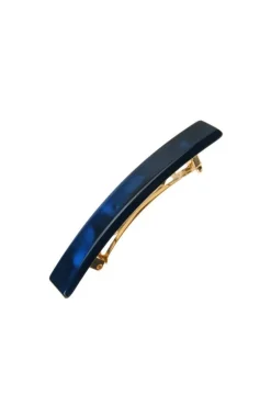 Small Luxury Rectangle Barrette - Classic