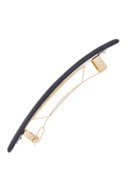 Small Luxury Rectangle Barrette - Classic