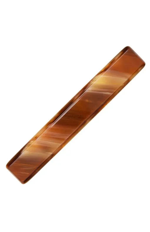 Small Luxury Rectangle Barrette - Classic
