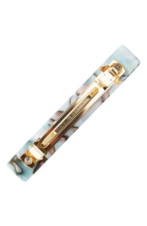Small Luxury Rectangle Barrette - Classic