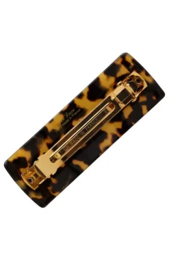 Studded Rectangle Volume Barrette