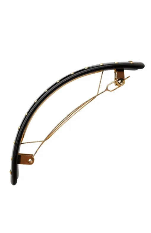 Studded Rectangle Volume Barrette
