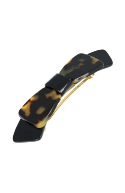 Two Tone Bow Barrette - Classic