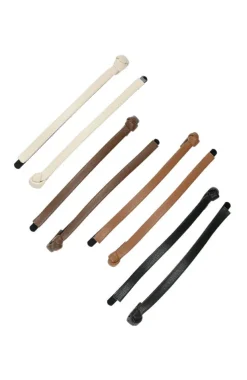 Vegan Leather Bobby Pin 8-Pack