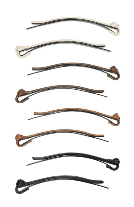 Vegan Leather Bobby Pin 8-Pack