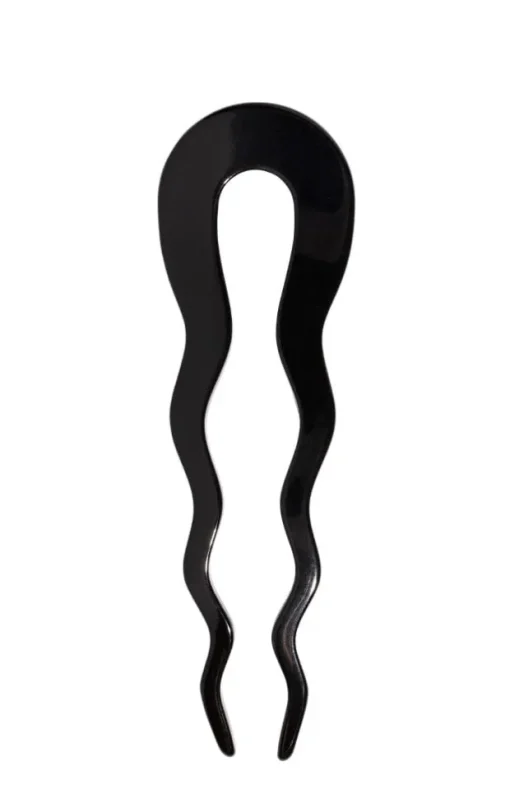 Wavy Tooth Chignon Pin - Classic
