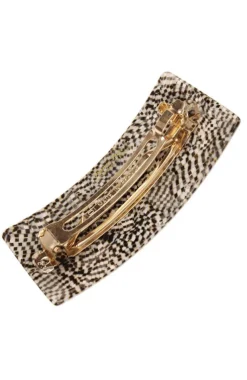 Wide Rectangle Barrette - Classic
