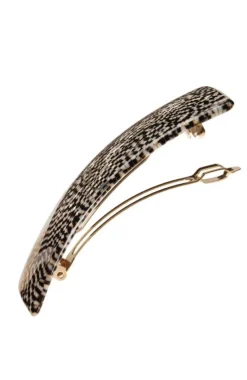 Wide Rectangle Barrette - Classic