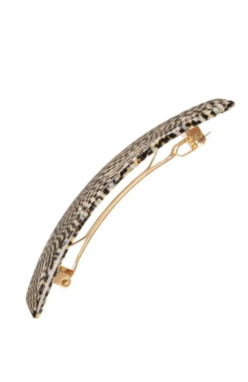 Wide Rectangle Barrette - Classic