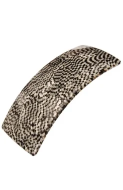 Wide Rectangle Barrette - Classic