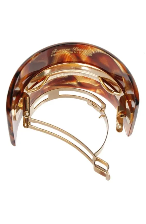 Wide Rectangle Ponytail Barrette - Classic